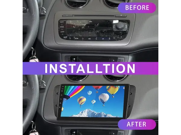 autoradio 9" lcd a3018 android 11 s rameckem  a7217 pro seat ibiza 2013