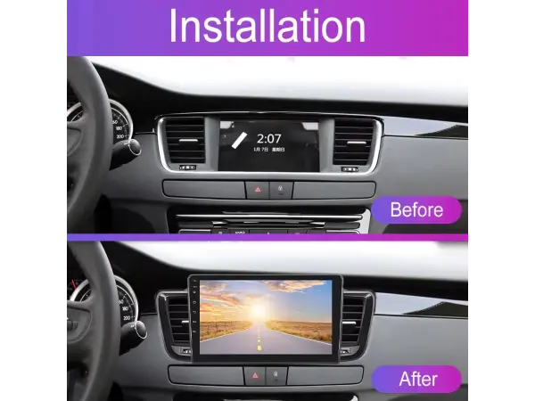 autoradio 9" lcd a3018 android 11 s rameckem  a7189 pro peugeot 508 (2012-2016)