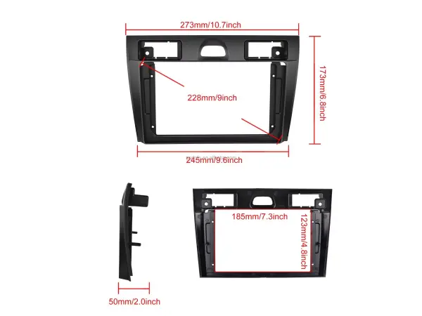 autoradio 9" lcd a3018 android 11 s rameckem  a7582 pro ford fiesta 2006-2011