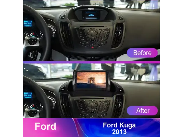 autoradio 9" lcd a3018 android 11 s rameckem a7135 pro ford kuga 2013
