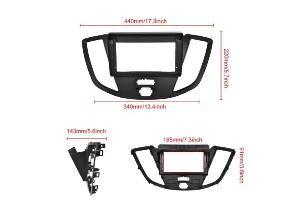 autoradio 9" lcd a3018 android 11 s rameckem a7781 pro ford transit/tourneo