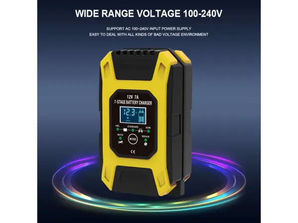 automaticka inteligentni rychlonabijeci nabijecka z3735yweu baterii 12v 7a pro automobily