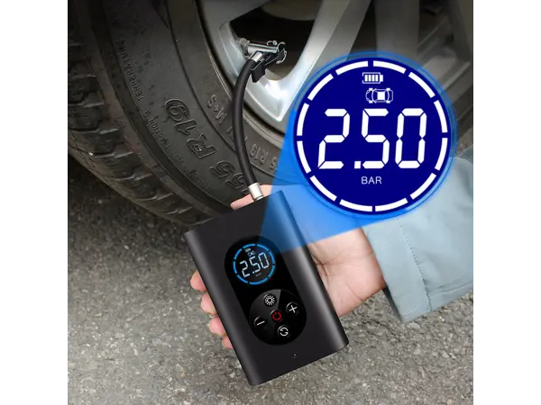 dobijeci kompresor w7448 s displejem pro pneumatiky