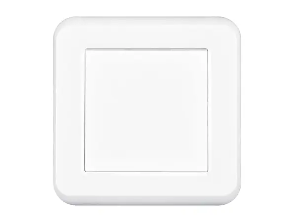 unic vypinac krizovy c.7 v ramecku 82mm, plast bily