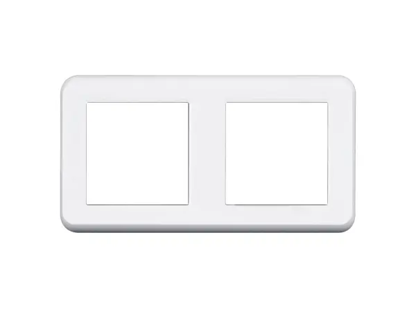 unic elektricka zasuvka 2x230v+usb+usb c 5v/2,1a (rychle nabijeni) plast bila v ramecku 153mm