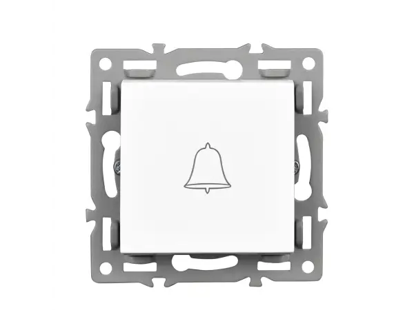 unic zvonek vcetne ramecku plast bily