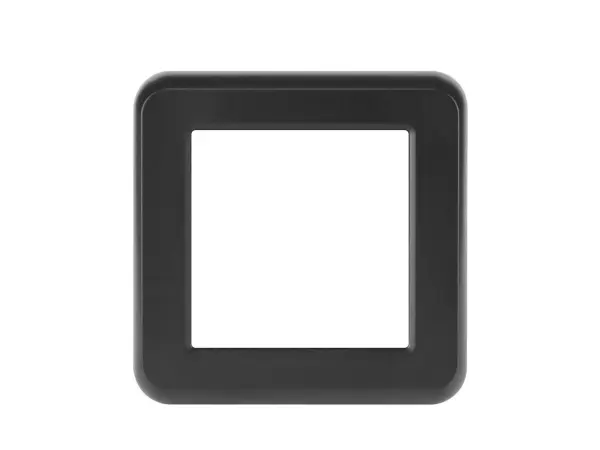 unic dvojvypinac stridavy-schodistovy c.5b 6+6 v ramecku 82mm, plast cerny