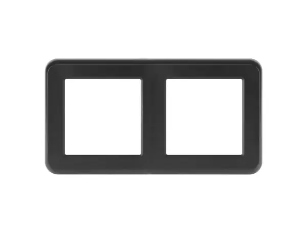 unic elektricka zasuvka (230v+usb+usbc 5v) + vypinac jednopolovy c.1 v ramecku 153mm, plast cerny