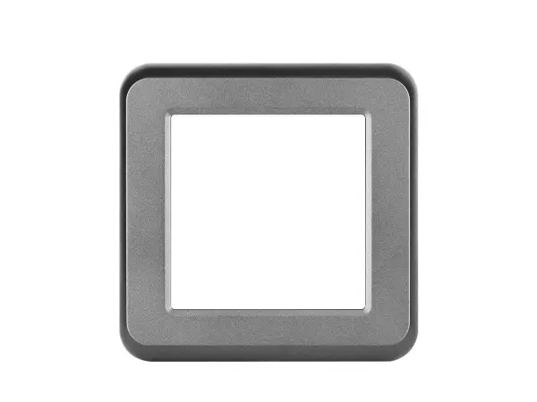 unic vypinac jednopolovy c.1 v ramecku 82mm, plast sedy