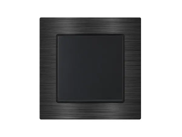 unic vypinac jednopolovy c.1 v ramecku 82mm, slitina hliniku cerny