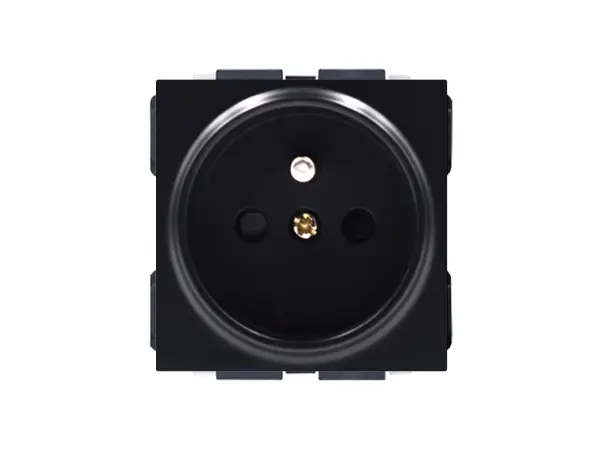 sran elektricka petizasuvka mdnrj45+tv + 230v 16a + 230v+2*usb 5v/2,1a v ramecku 420mm, plast cerny