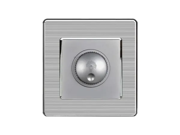 sran led otocny stmivac 230v/1amax 15-300w v ramecku nerez ocel