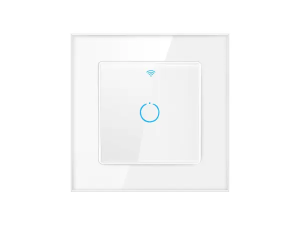 sran wifi vypinac v ramecku, sklo bily