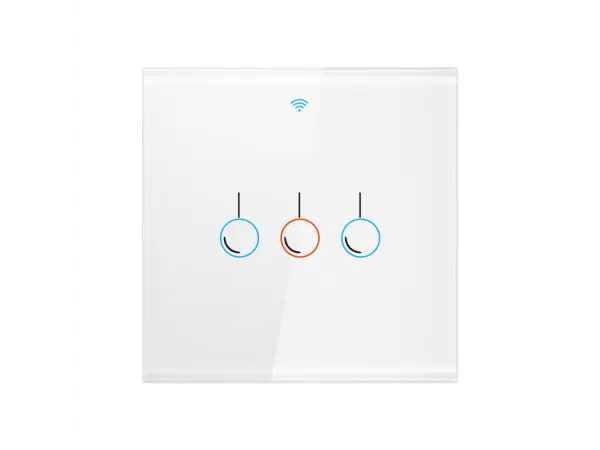 wifi ai chytry trojvypinac bily