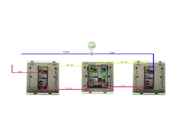 sran bily modul mds01p vypinac schodistovy/krizovy razeni 7do ramecku 86mm