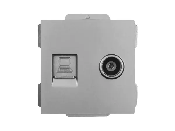 sran sedy modul mdnrj45+tv zasuvka rj45+tv do ramecku