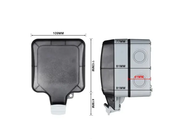 sran ip66 vodotesna montazni krabice box pro jednu zasuvku