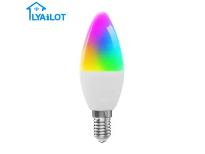 Inteligentn� E14 Wifi Control RGB Smart LYAILOT LED ��rovka WiFi
