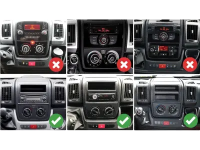 Reduk�n� r�me�ek A7616 pro autor�dio 9" pro Fiat Ducato/Citroen Jumper/Peugeot Boxer 2006-2011