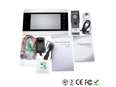 Domovn� WiFi telefon DB09 s monitorem a AHD kamerou, vyzv�n�n� na mobiln� telefon