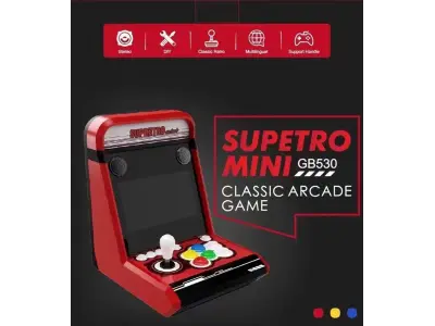3D Arcade Console 7inch LCD SUPRETRO 4263 Retro videoher, HDMI