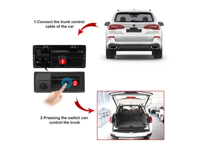 Zadn� parkovac� kamera AHD/CVBS pro vozy Volkswagen, Audi a �koda (pro neorigin�ln� autor�dia)