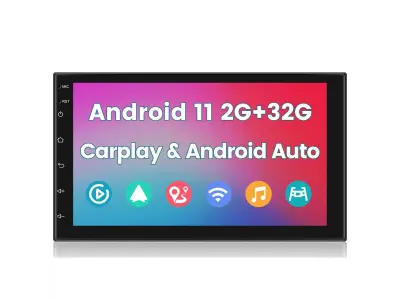 2DIN Autor�dio A3017 2GB+32GB Android 11 s CarPlay, Android Auto, GPS WIFI BT FM