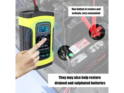 Automatick� Inteligentn� rychlonab�jec� nab�je�ka W2066YWEU bateri� 12V 6A pro automobily