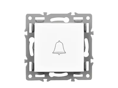 modul MDZ01 Zvonek, plast b�l� pro r�me�ek 82mm