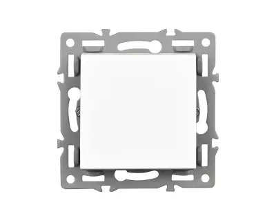 modul z�suvka MDZCOVER ,Krytka plast b�l� pro r�me�ek 82mm