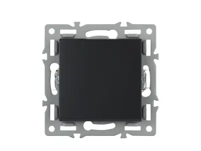 modul MDV01 vyp�na� jednop�lov� �.1, plast �ern� pro r�me�ek 82mm