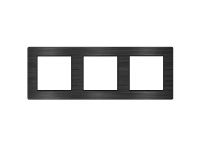 R�me�ek 224mm pro 3 moduly (52*52mm) slitina hlin�ku �ern�