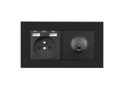 Kompletn� z�suvka/dvojz�suvka SRAN v�etn� r�me�ku.