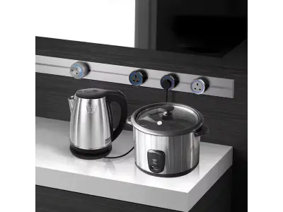 VoltLine povrchov� z�suvkov� li�ta (120 cm, �ern�, pro 6-12 modul�): Flexibiln� nap�jen� pro v� prostor.