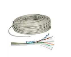 FTP s�ov� kabel CAT6 st�n�n� �ed� , dr�t, metr� - 10 K�