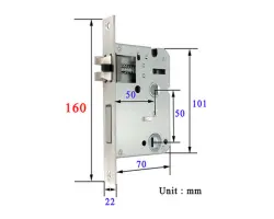 Zadlabac� z�mek 5050 pro TUYA inteligentn� kliku - 598 K�
