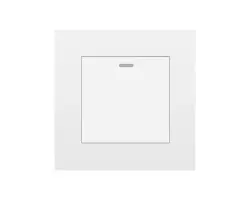 SRAN Vyp�na� schodi��ov�/k��ov� �azen� 7 v�etn� r�me�ku - plast b�l� - 68 K�