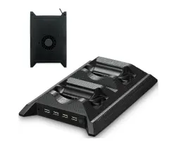 Multifunk�n� stojan 4v1 pro nab�jen�, chlazen� a dr��k her pro Xbox One Slim S (XONE) - 390 K�