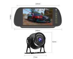 Parkovac� set A3005, 7" LCD monitor ve zp�tn�m zrc�tku  s 1080P HD kamerou pro autobusy/auta/kamiony - 1998 K�