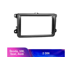 �koda, VW, Seat, Audi-2DIN Reduk�n� r�me�ek VW-007 pro 2DIN autor�dio v� kabel� a canbusu - 890 K�