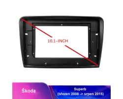 �koda Superb 2 (3/08-8/15) 10,1"- Reduk�n� r�me�ek A7159 pro autor�dio 10.1" - 998 K�
