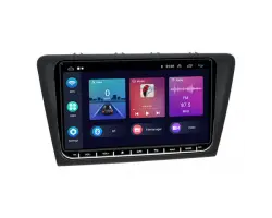 Autor�dio 9" LCD A2318 Android 9 s r�me�kem SK-012 pro �koda Rapid - 6298 K�