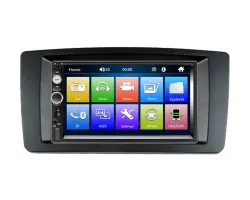 Autor�dio 7" LCD 7023B, MP5 P�ehr�va� s Bluetooth s r�me�kem SK-010 pro �koda Octavia II/Yeti - 2198 K�