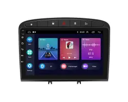 Autor�dio 9" LCD A3018 Android 11 s r�me�kem A7086 pro Peugeot 408 2013 (matn� �ern�) - 3998 K�