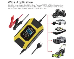 Automatick� Inteligentn� rychlonab�jec� nab�je�ka Z3735YWEU bateri� 12V 7A pro automobily - 548 K�