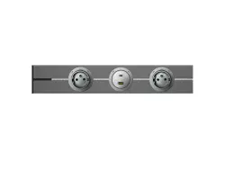 VoltLine povrchov� z�suvkov� li�ta 120cm �ed� v�etn� z�suvkov�ch modul� - 2482 K�