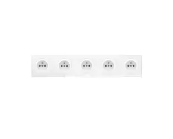 SRAN Elektrick� p�tiz�suvka 230V 16A v r�me�ku 420mm, plast b�l� - 330 K�