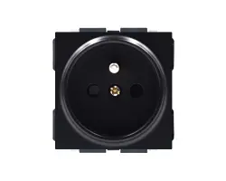 SRAN �ern� modul MDZ230 Z�suvka 230V 16A do r�me�ku 86mm - 48 K�