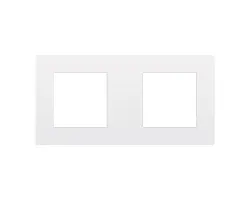 SRAN b�l� plast �irok� r�me�ek pro 2 moduly  - 50 K�