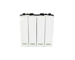 SRAN b�l� modul MDS04P 4Vyp�na� do r�me�ku 86mm - 28 K�